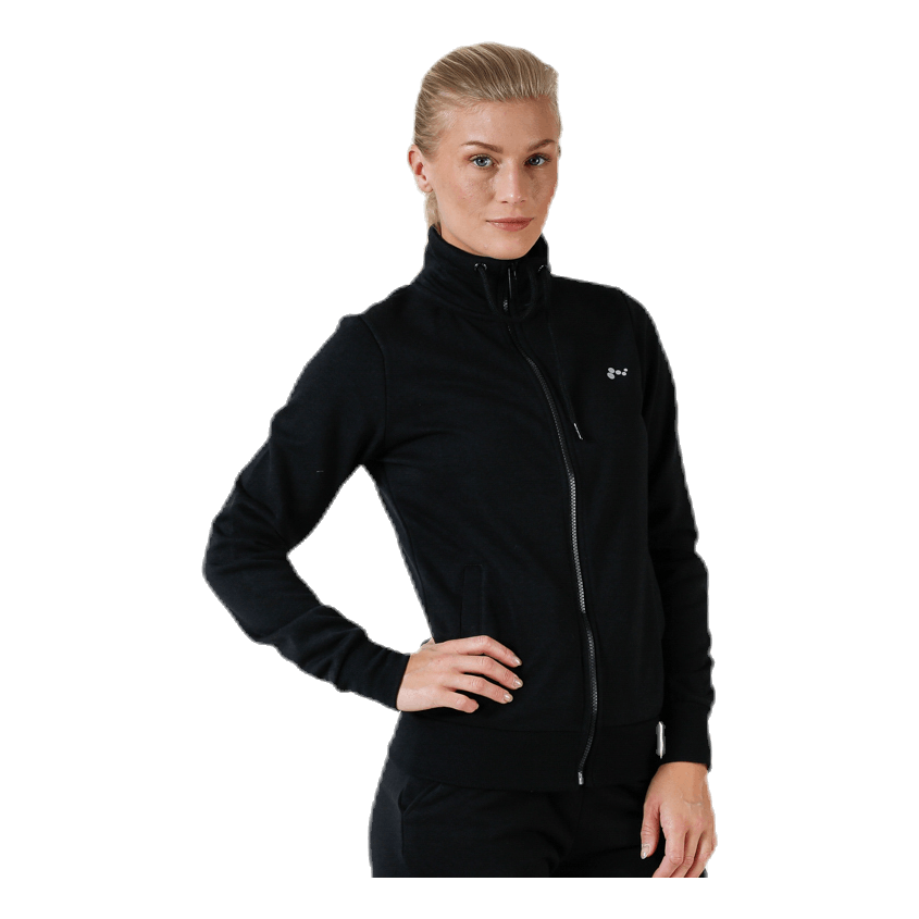 Elina High Neck Sweat Black