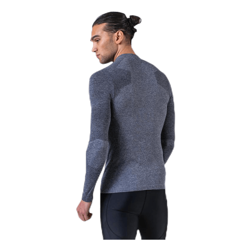 Kanen Seamless Melange Midlayer Black