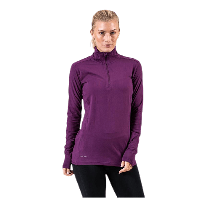 Timika Performance Midlayer Purple