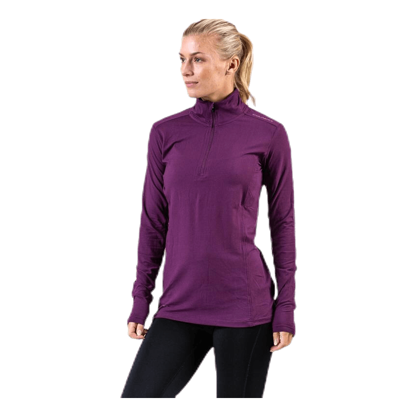 Timika Performance Midlayer Purple