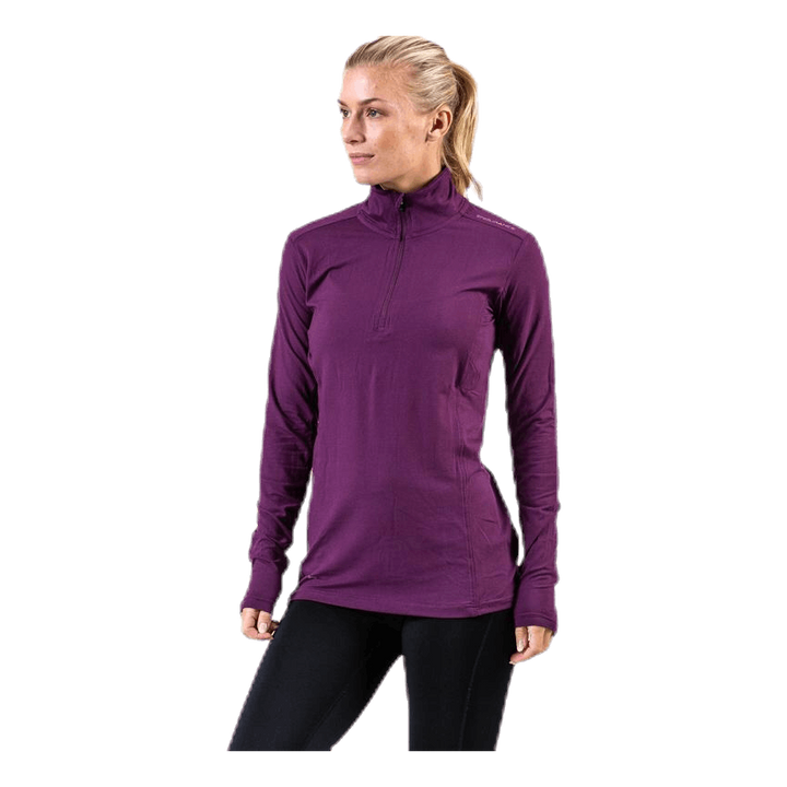 Timika Performance Midlayer Purple