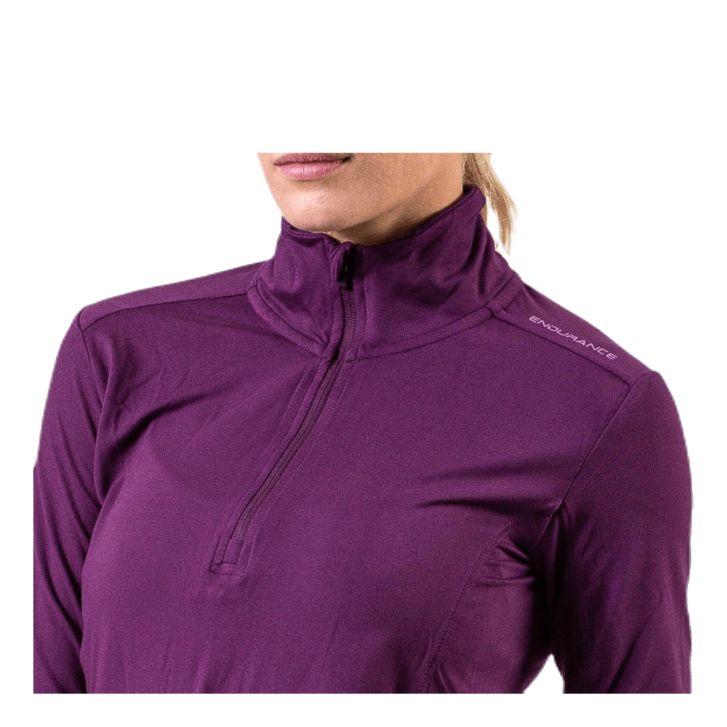 Timika Performance Midlayer Purple