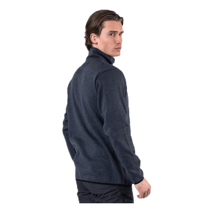 Pareman Melange Fleece Jacket Grey