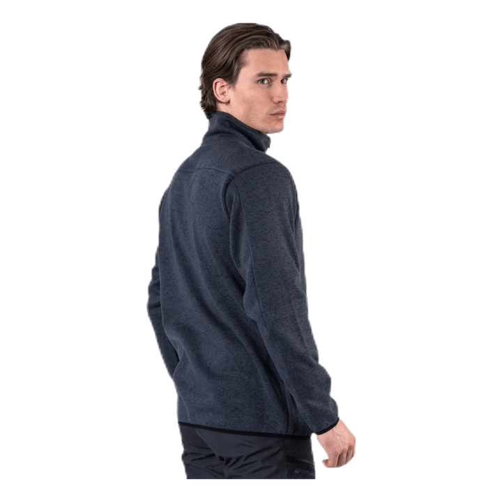 Pareman Melange Fleece Jacket Grey