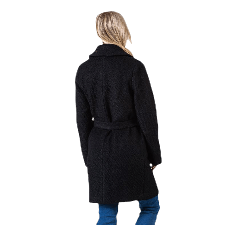 Evelyn Wool Coat Black