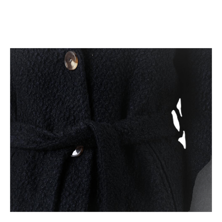 Evelyn Wool Coat Black