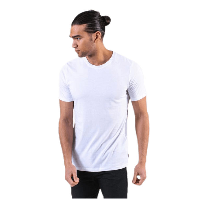 Organic Basic Tee Ss O-Neck White