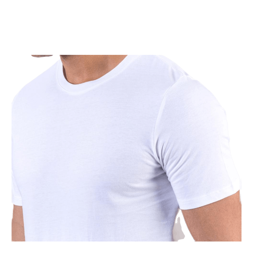 Organic Basic Tee Ss O-Neck White