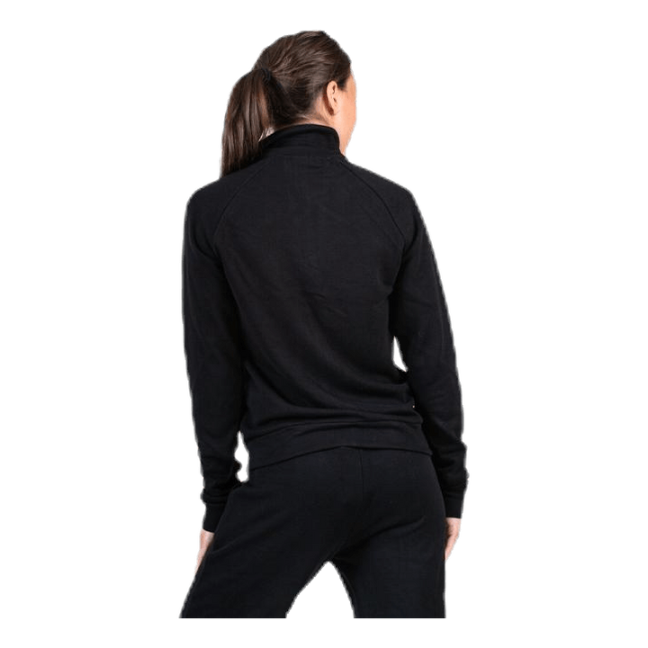 Jenna Zip Sweat Black