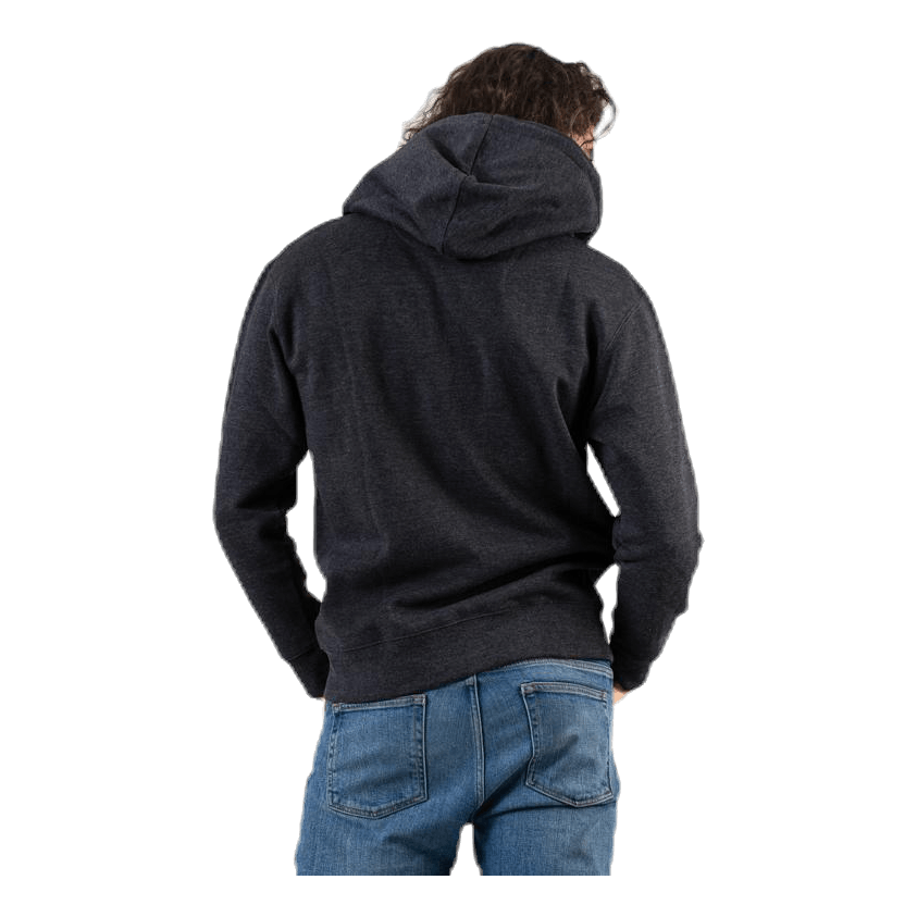 Soft Sweat Zip Hood Grey