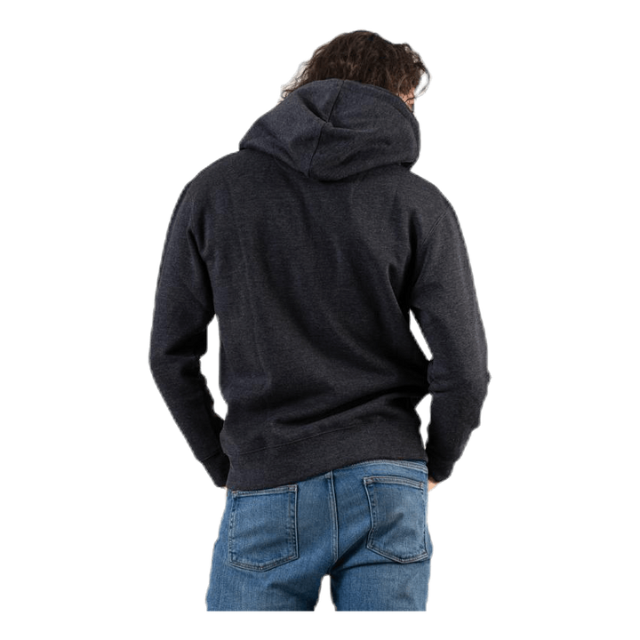 Soft Sweat Zip Hood Grey