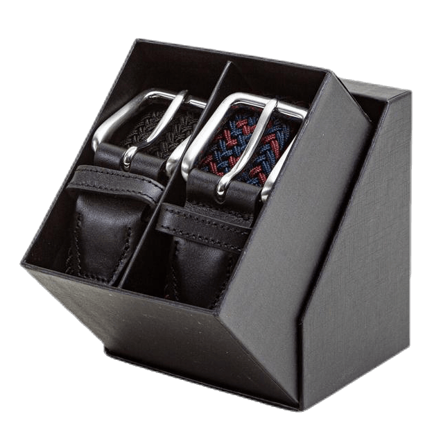Spring Woven Belt Gift Box Black