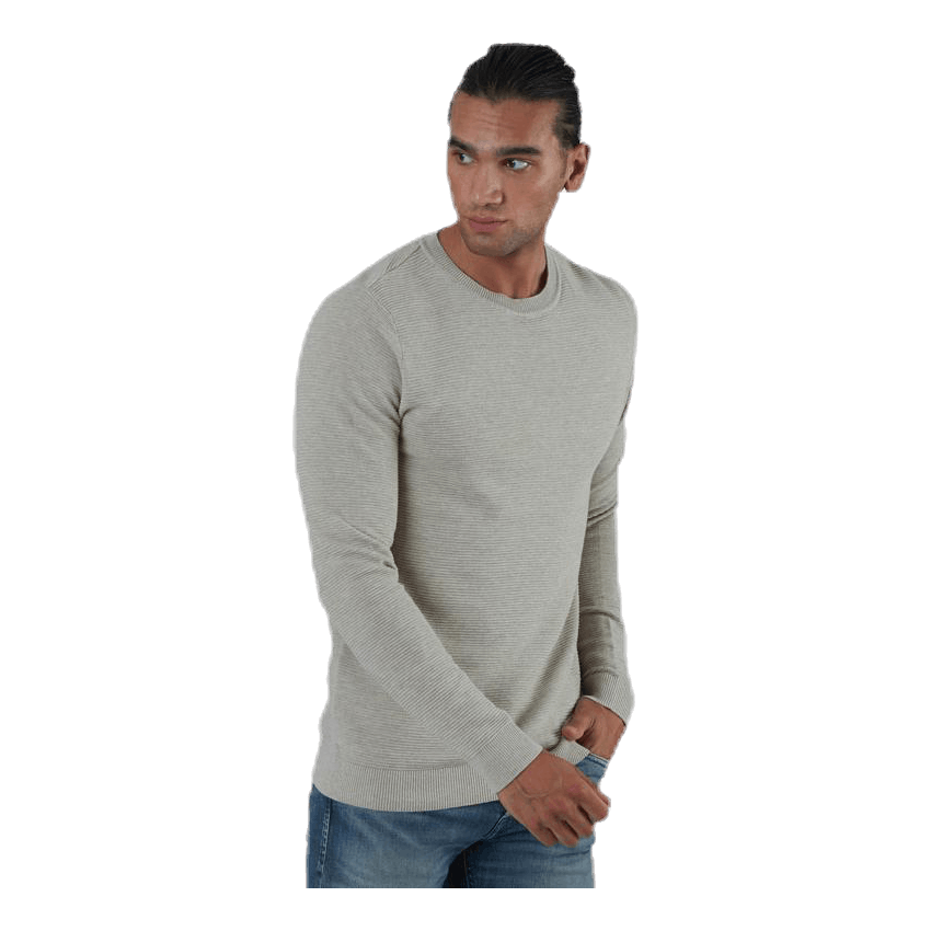 Liam Knit Crew Neck Beige