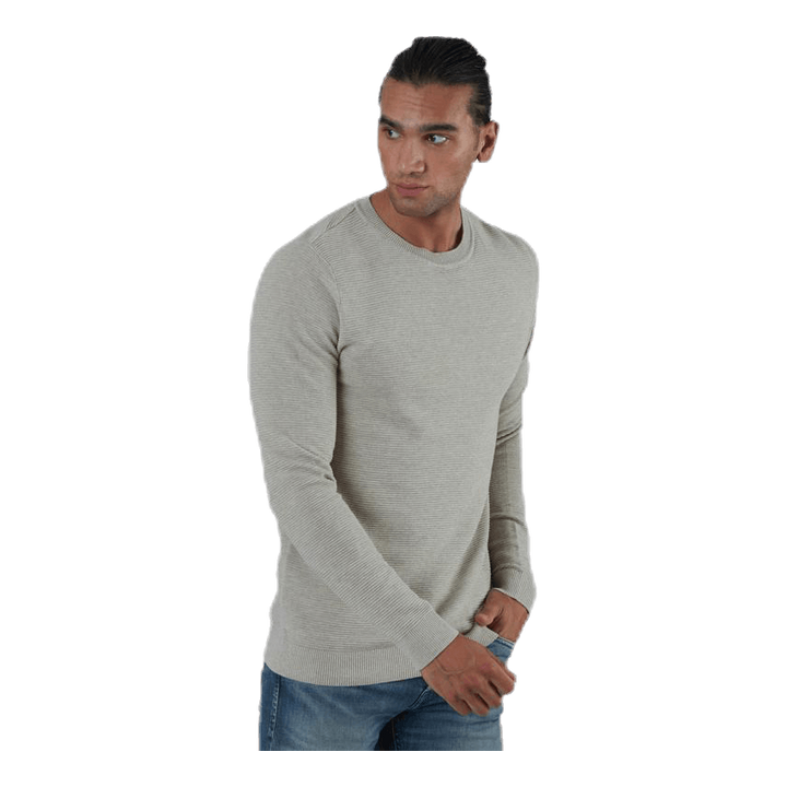 Liam Knit Crew Neck Beige