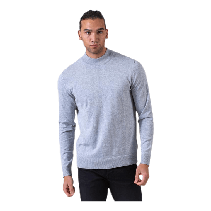 Fast Knit High Neck Grey