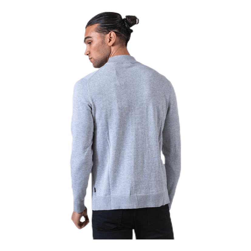 Fast Knit High Neck Grey