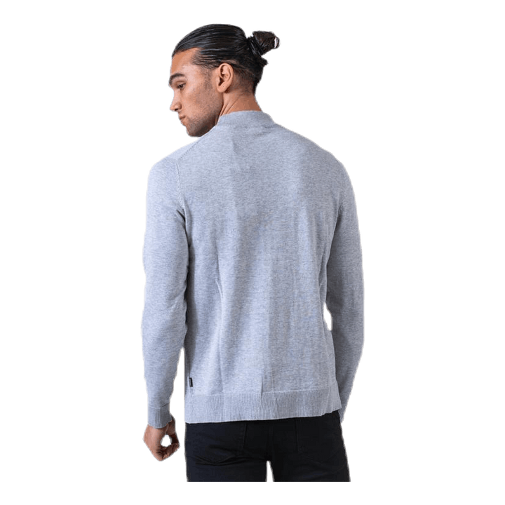 Fast Knit High Neck Grey
