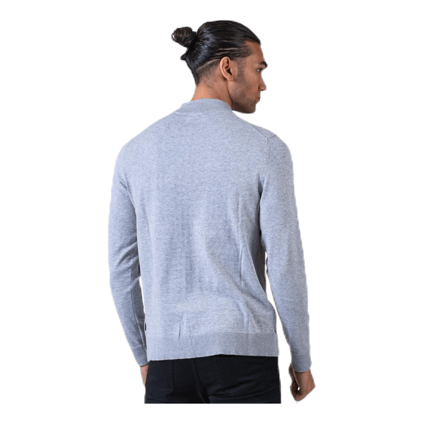 Fast Knit High Neck Grey