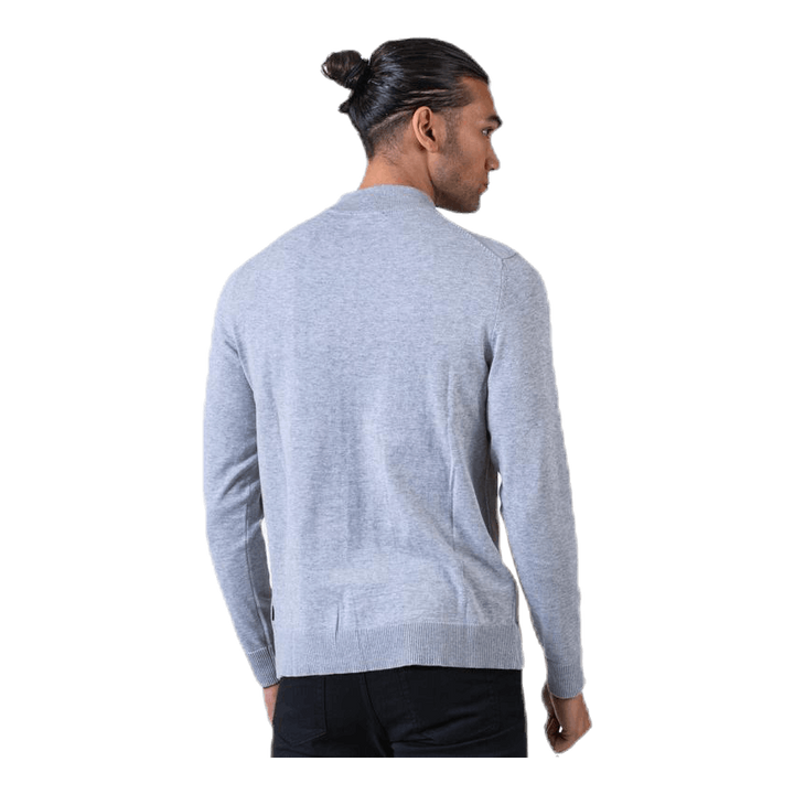 Fast Knit High Neck Grey