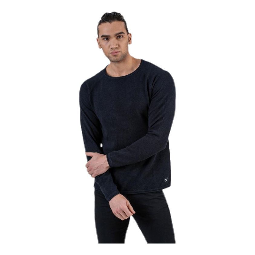 Hill Knit Crew Neck Black