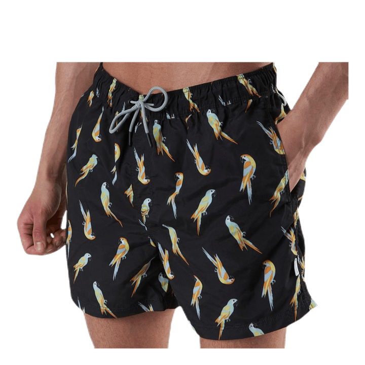 Aruba Swimshorts  Animal Black