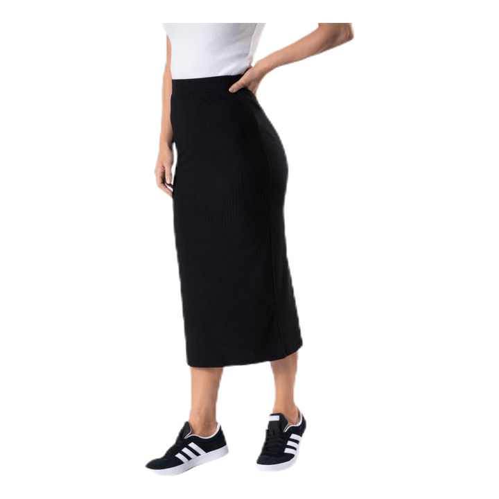 Kylie Mw Midi Skirt  Black