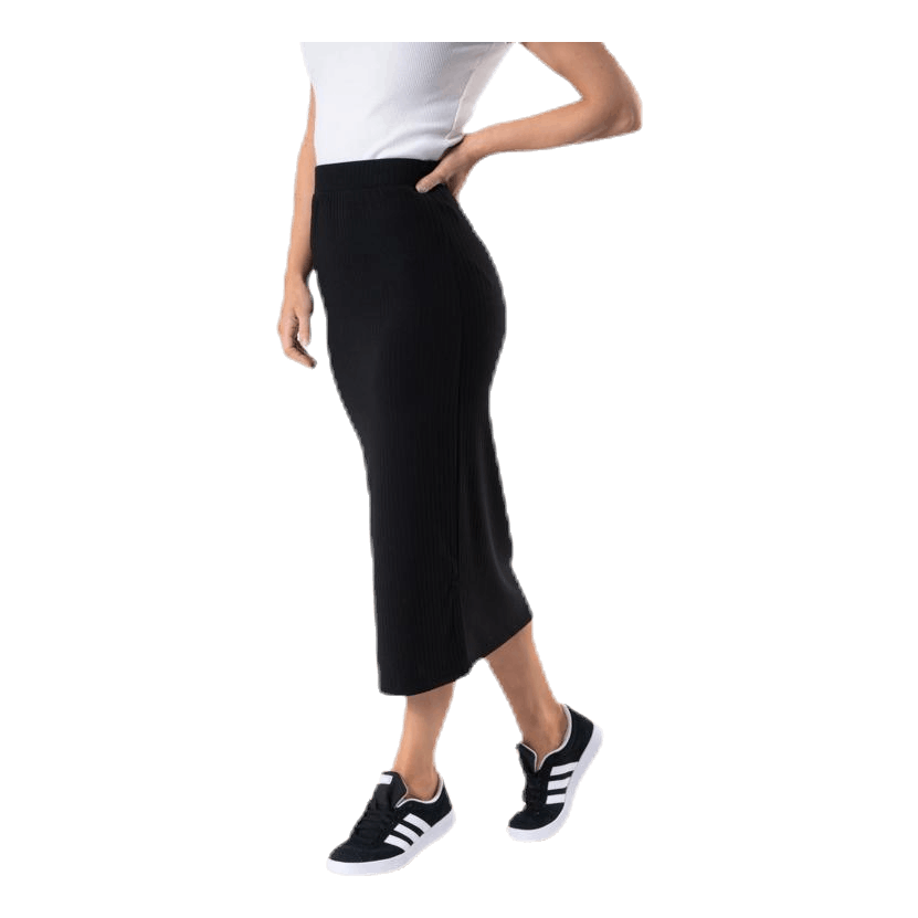 Kylie Mw Midi Skirt  Black