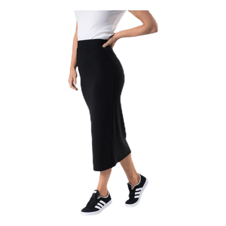 Kylie Mw Midi Skirt  Black