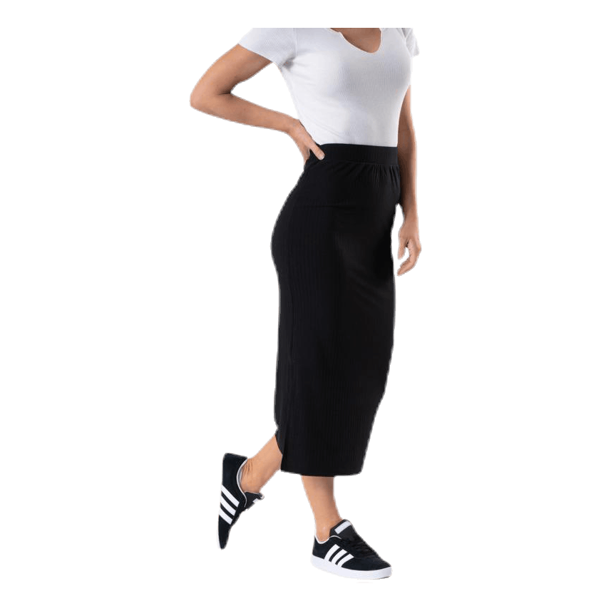 Kylie Mw Midi Skirt  Black