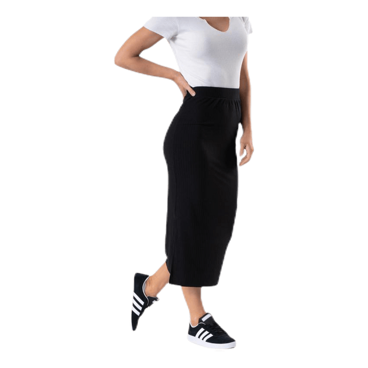 Kylie Mw Midi Skirt  Black