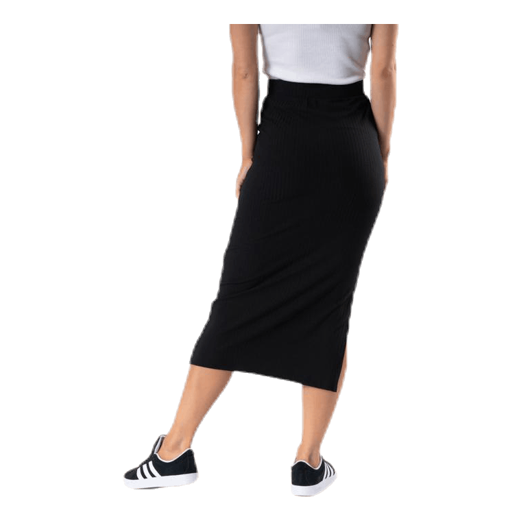 Kylie Mw Midi Skirt  Black