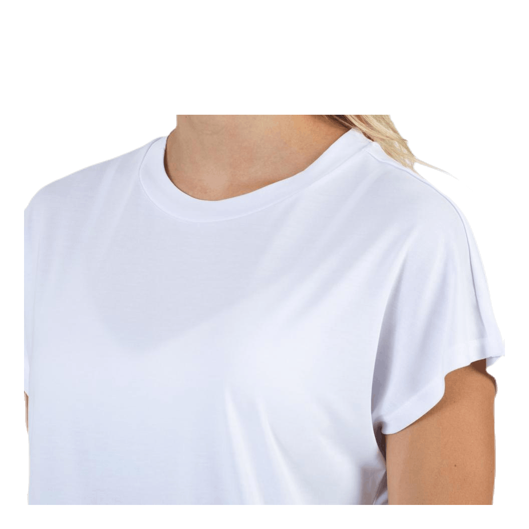 Free Life S/S O-Neck Top Jrs White