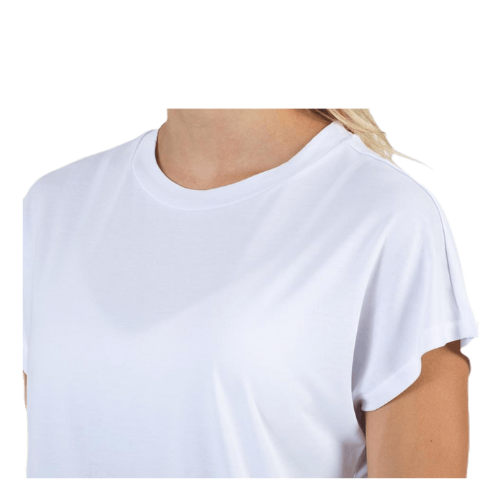 Free Life S/S O-Neck Top Jrs White