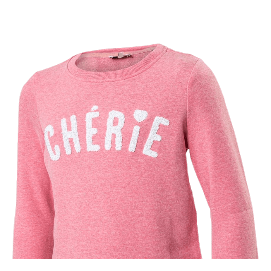 Peyton L/S O-Neck Swt Pink