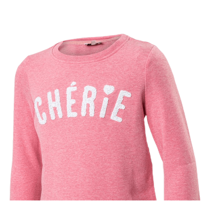 Peyton L/S O-Neck Swt Pink