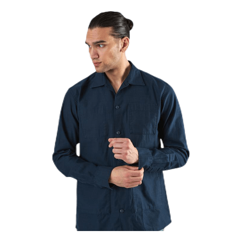 Bastian Shirt Ls Blue