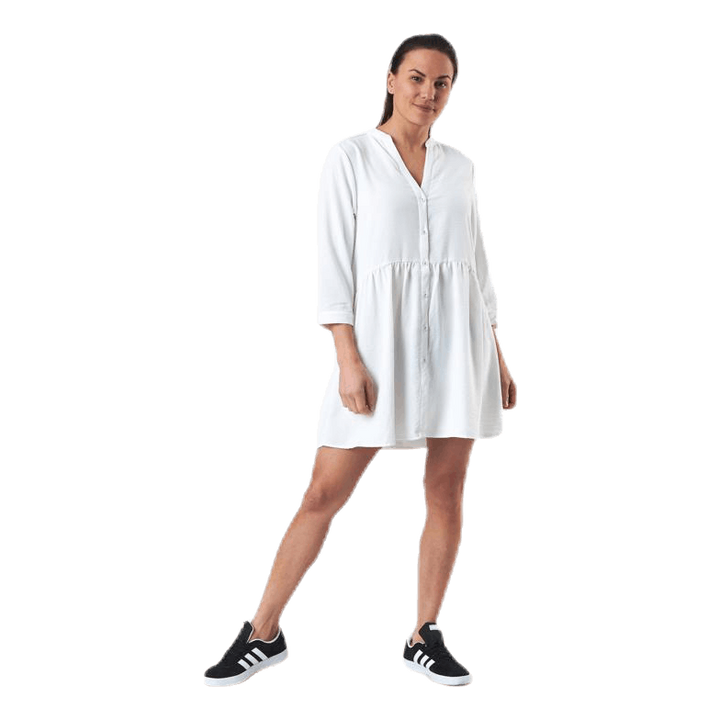 Mette 3/4 Tunic Wvn White