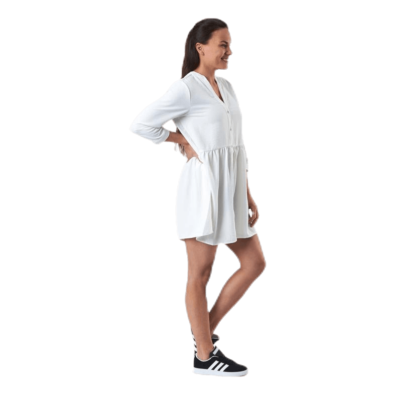 Mette 3/4 Tunic Wvn White