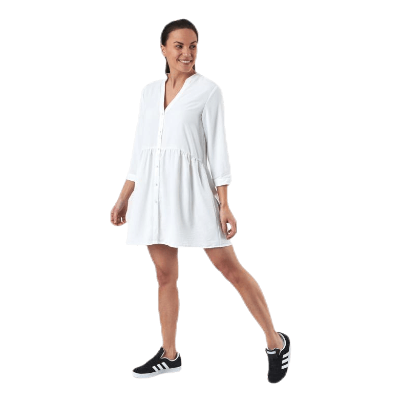 Mette 3/4 Tunic Wvn White