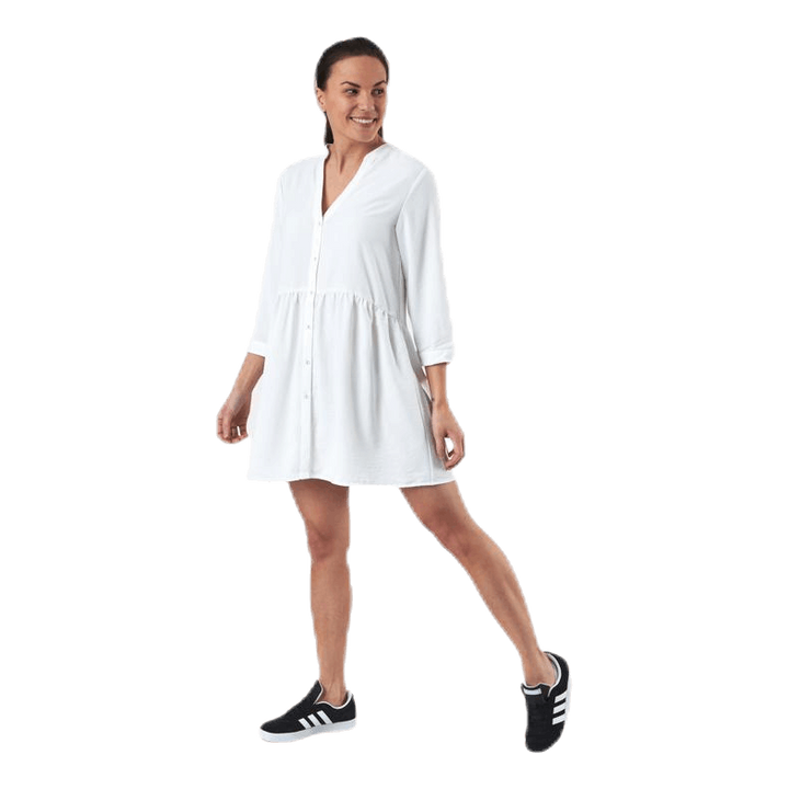 Mette 3/4 Tunic Wvn White