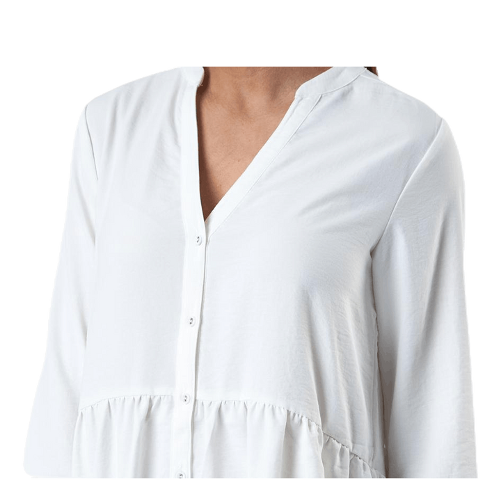 Mette 3/4 Tunic Wvn White