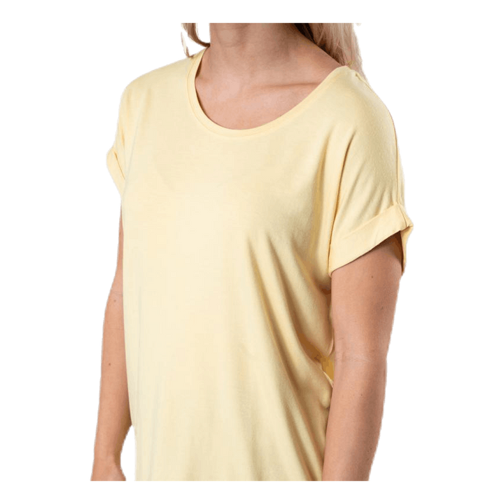 Moster S/S O-Neck Top Jrs Yellow