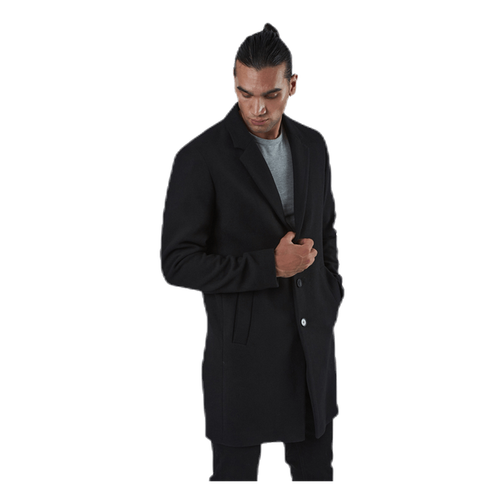 Moulder Wool Coat Black