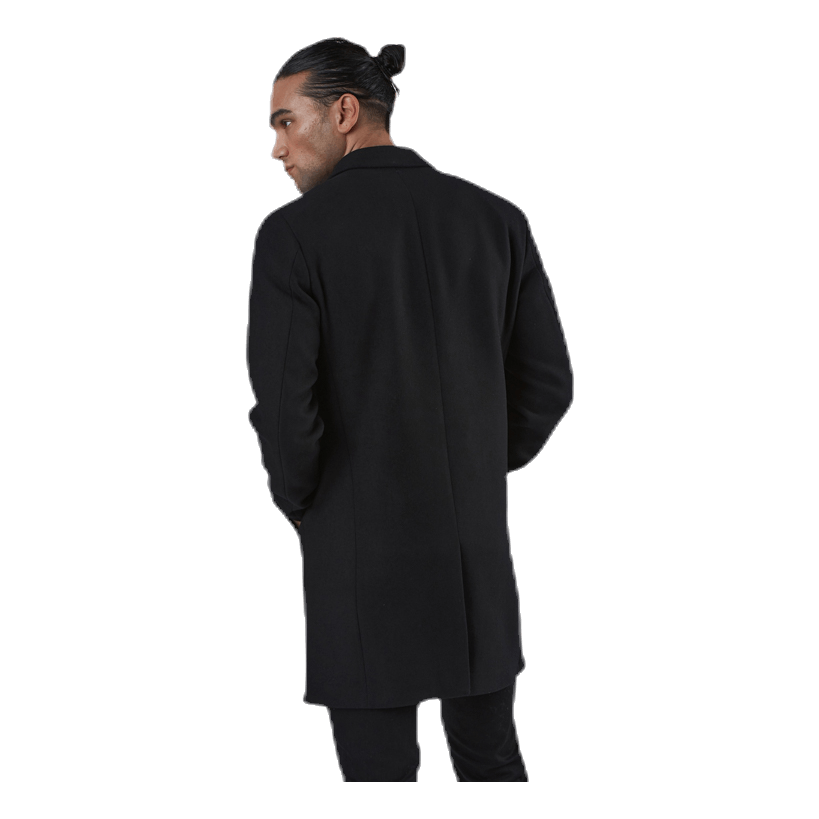 Moulder Wool Coat Black