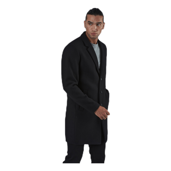 Moulder Wool Coat Black