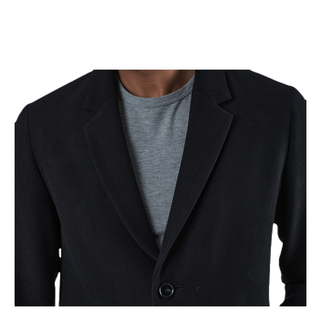 Moulder Wool Coat Black