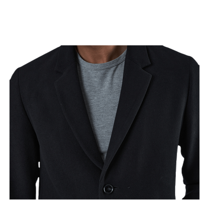 Moulder Wool Coat Black