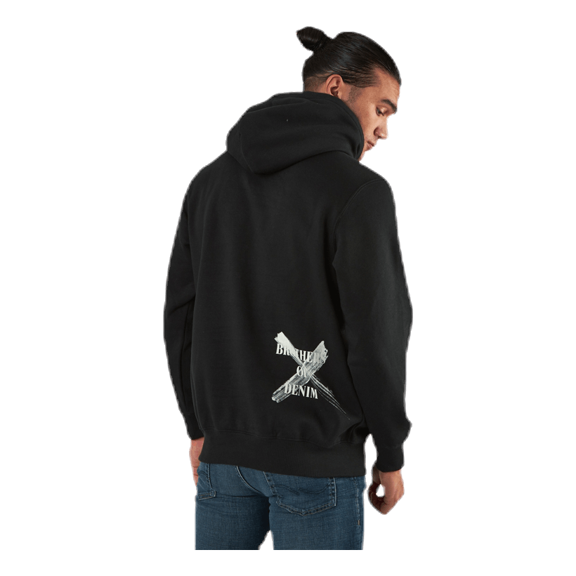 Jade Sweat Hood Black