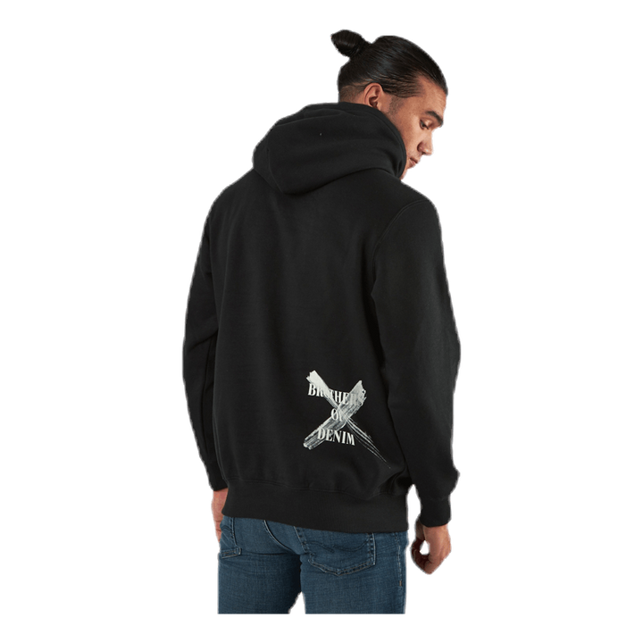 Jade Sweat Hood Black