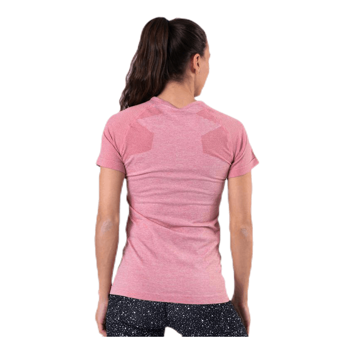 Vanilla Melange Seamless S/S Tee Pink